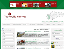 Tablet Screenshot of byty.reality-hlohovec.eu