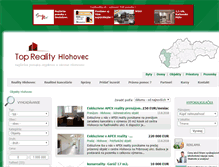 Tablet Screenshot of objekty.reality-hlohovec.eu